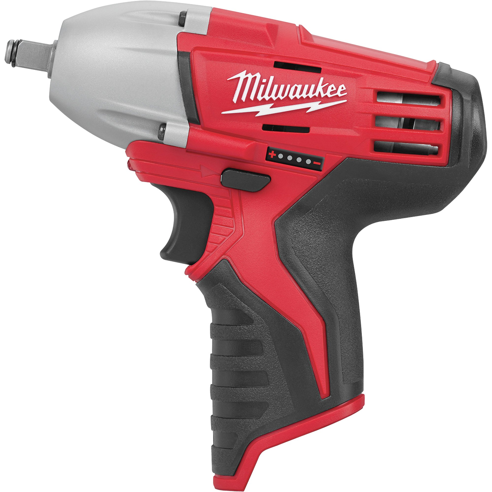 Milwaukee M12 Cordless Square Drive Impact Wrench with Ring — Tool Only, 3/8in., Model# 2451-20